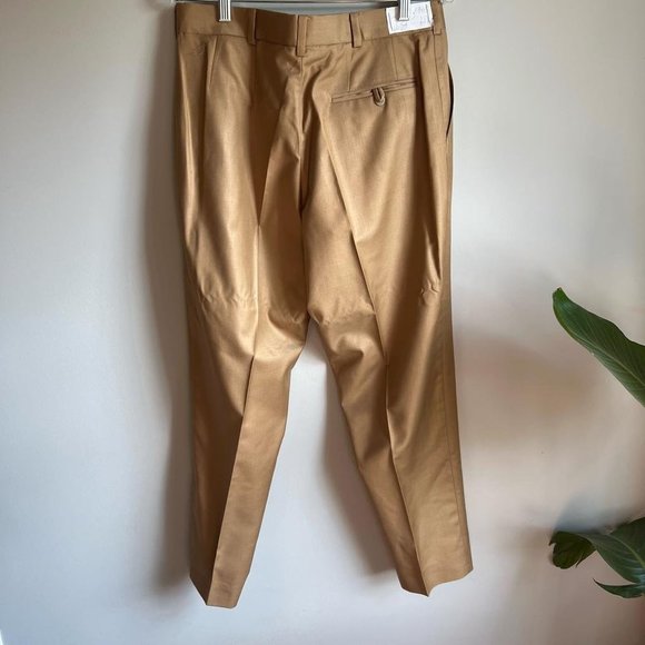 3 Piece Tan Mens Suit - Jacket, Vest, Pants - 44R/32R - Picture 9 of 14